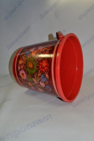 Ведро пластмасовое 12л. п\п с рисунком