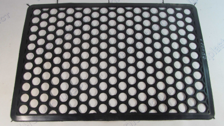 Коврик резиновый СОТЫ 60х90см черный (2,7кг)