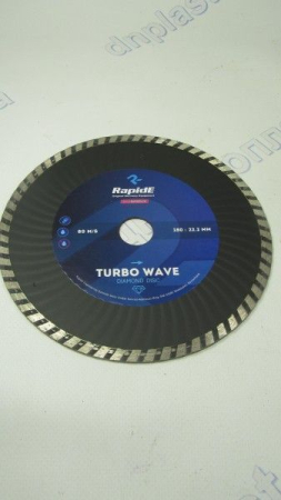 Диск алмазный 180*7*22,2мм Турбо  Rapide Diamond Wheels