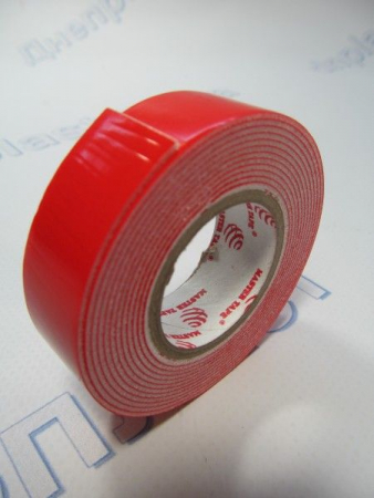 Скотч для зеркал и авто двухсторонний 19мм * 2м