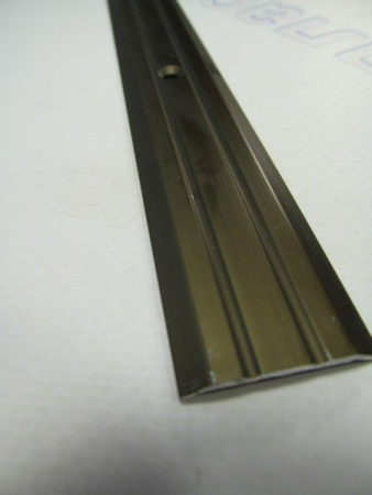 Порожек рифленый  25*3 бронза 0,9 м