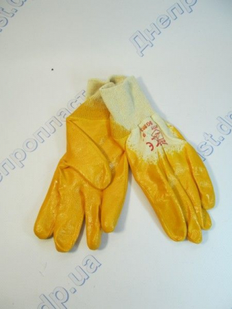 Перчатки Х/Б с латексным покрытием