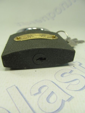 Замок навесной 63мм (серый)