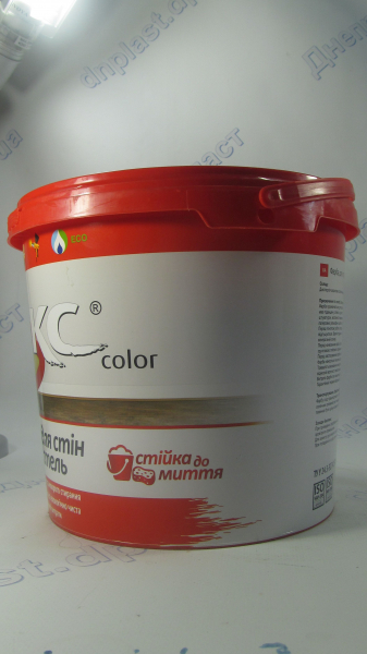 Краска интерьерная для стен и потолка 7кг (стойкая к мытью) МИКС