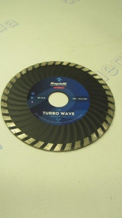 Диск алмазный 125*7*22,2мм Турбо  Rapide Diamond Wheels