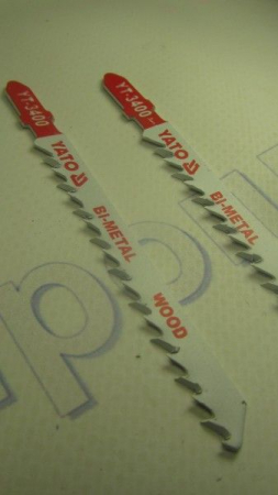 Полотна для электролобзика, bi-metal (дерево) /длина 100мм YATO YT-3400