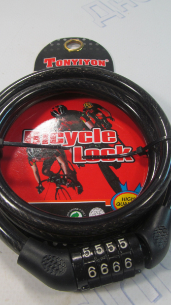 Замок кодовый для велосипеда 100см