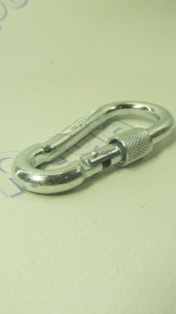 Карабин пожарный с закруткой d-8 мм L-80 мм