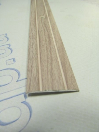 Порожки рифленый 30*3 Дуб белый 1,8м