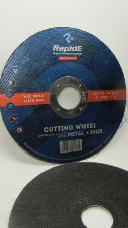 Диск отрезной по металлу 125*1,2*22 мм RapidE