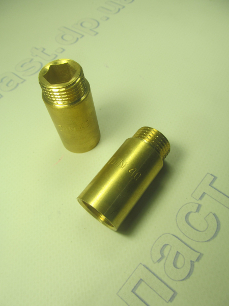 Удлинитель латунь 1/2  L=40мм