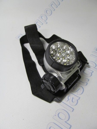 Фонарик налобный светодиодный (12 диодов)