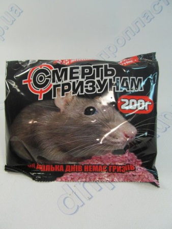 Смерть грызунам экструзийная гранула 200г