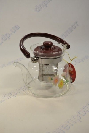 Заварник 0,8л (чайник стекло)