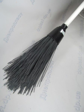 Метла полипропиленовая 1,30см (пластмасовый черенок)