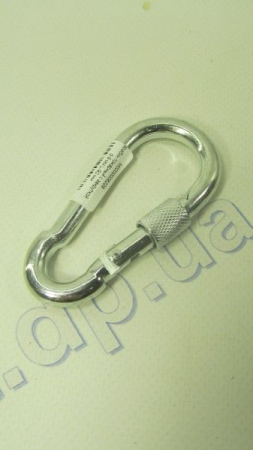 Карабин пожарный с закруткой d-9 мм L-90 мм