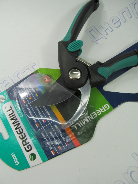 Секатор садовый, пластиковые ручки d=15мм  GREENMILL GR0081