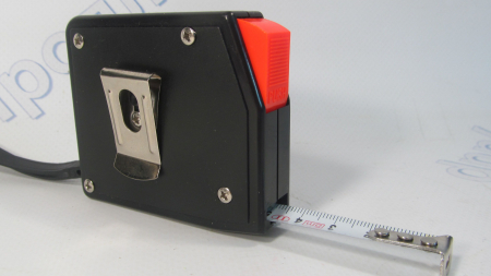 Рулетка с автостопом 5м*13мм  (черная)