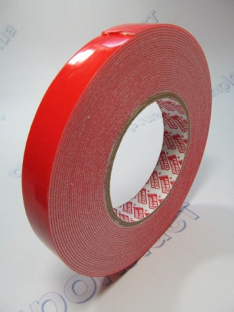 Скотч для зеркал и авто двухсторонний 19мм * 10м