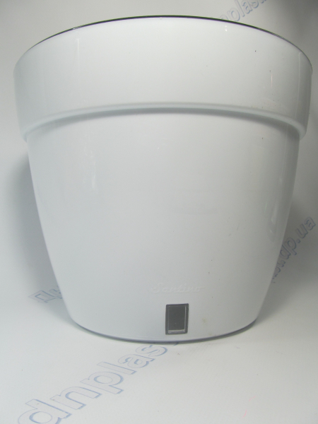 Вазон АСТИ (9,0 л) белый-чёрный